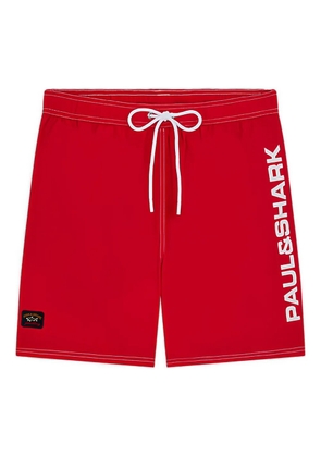 Paul & Shark drawstring swim shorts - Red