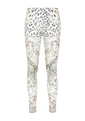 Camilla marble heaven leggings - White