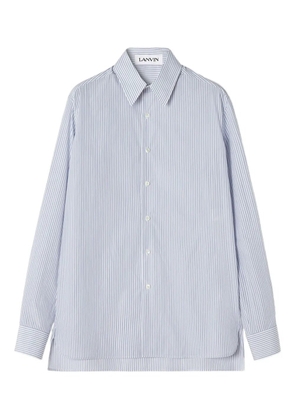 Lanvin striped buttoned shirt - Blue