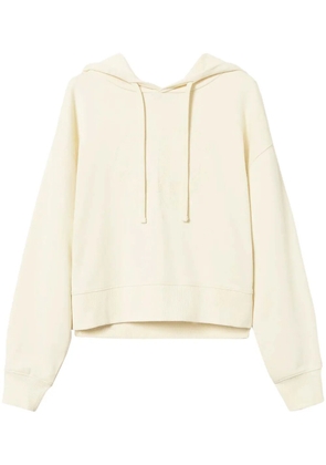 TWINSET Oval T embroidered hoodie - Yellow