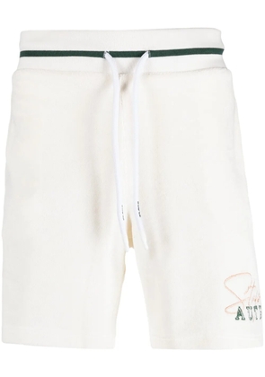 Autry logo-embroidered track shorts - White