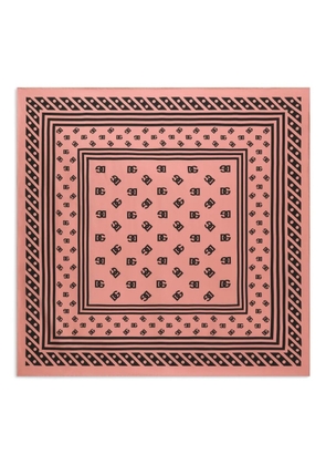 Dolce & Gabbana DNA monogram scarf - Pink