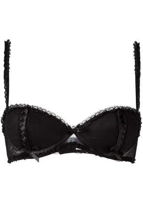Folies By Renaud Carla Noir lace trimmed bra - Black