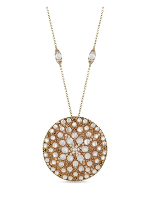Pasquale Bruni 18K yellow gold diamond and mother of pearl necklace