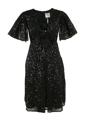 Ingie Paris lace sequins dress - Black