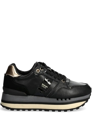 Blauer panelled sneakers - Black