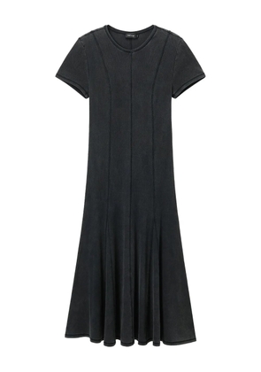 tout a coup fine-ribbed dress - Grey