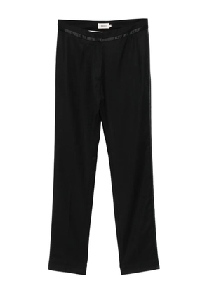 Barena satin-trimmed trousers - Black