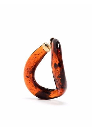 BEATRIZ PALACIOS Magma Link Large ear cuff - Brown