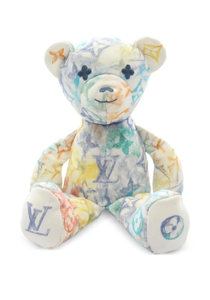 Louis Vuitton Pre-Owned 2021 Doudou Louis monogram teddy bear stuffed toy - White
