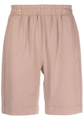 STYLAND x notRainProof cotton Bermuda track shorts - Brown