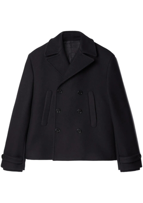 Off-White double-breasted peacoat - Black