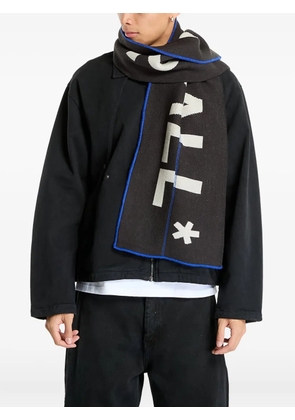 A-COLD-WALL* typographic scarf - Grey