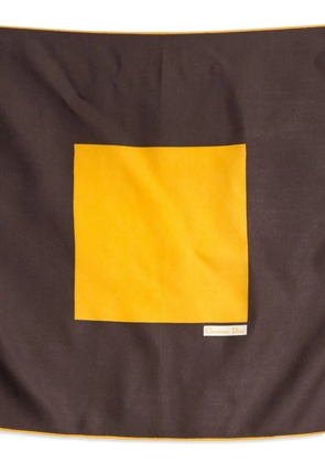 Christian Dior Pre-Owned 1980s silk scarf - Brown