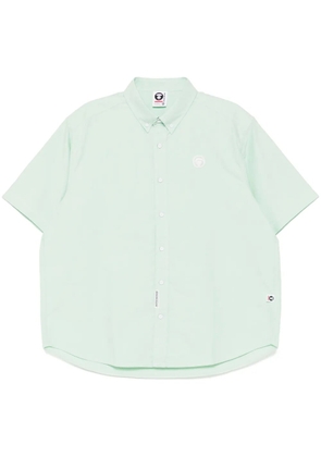AAPE BY *A BATHING APE® AAPENOW moonface-logo shirt - Green