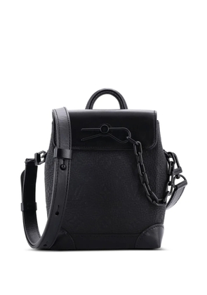 Louis Vuitton Pre-Owned Steamer Bag Monogram Taurillon Leather Nano crossbody bag - Black