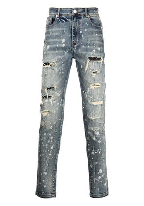 God's Masterful Children Billy the Kid ripped jeans - Blue