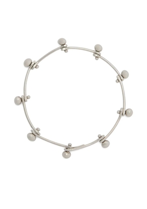 Jil Sander metal beaded bracelet - Grey