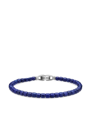 David Yurman sterling silver Spiritual Beads Cushion bracelet (4mm)