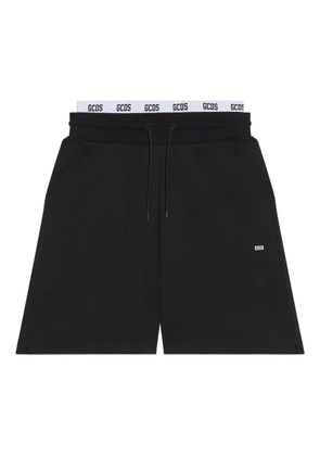 GCDS drawstring-waist shorts - Black