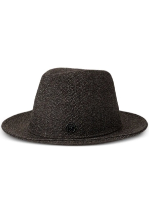 Maison Michel Ygor wool-blend fedora - Brown