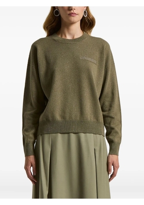 Peserico embellished sweater - Green