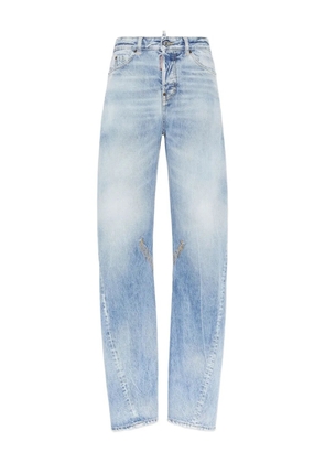 DSQUARED2 decorative-stitching jeans - Blue
