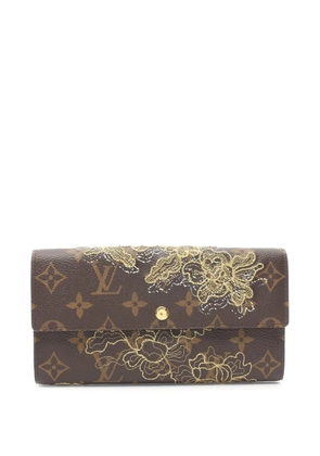 Louis Vuitton Pre-Owned 2007 Monogram Dentelle Sarah Wallet long wallets - Brown