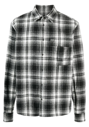 DSQUARED2 plaid-check shirt jacket - Black