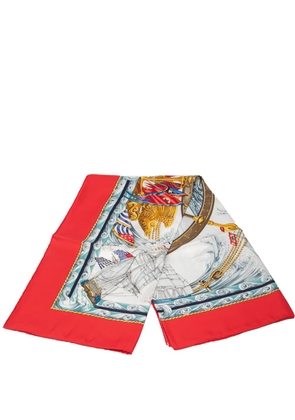 Hermès Pre-Owned 2000-2020 Vive Le Vent Silk Scarf scarves - Red