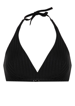 ERES ribbed halterneck bikini top - Black