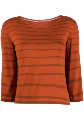 Hermès Pre-Owned 2000s striped T-shirt - Brown