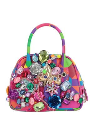 Comme Des Garçons jewelled mini handbag - Pink