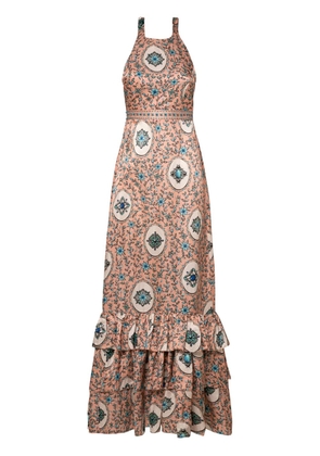 Agua By Agua Bendita Magnolia Cofre maxi dress - Pink