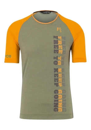 KARPOS raglan-sleeve mesh T-shirt - Green