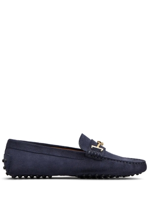 Tod's Gommino embellished suede loafers - Blue