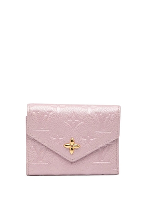 Louis Vuitton Pre-Owned 2021-2025 Monogram Empreinte Flower Victorine Wallet small wallets - Purple