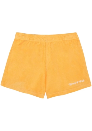 Sporty & Rich NY Tennis Club cotton shorts - Yellow