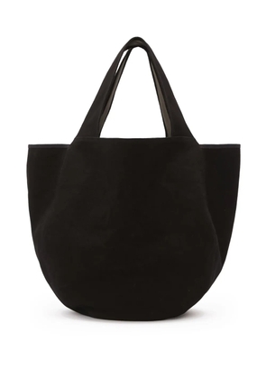 JW Anderson Maxi logo-appliqué tote bag - Black