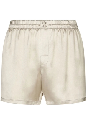 Dolce & Gabbana silk shorts - Neutrals