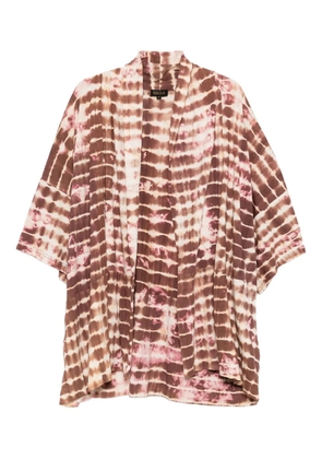 YAVI Mansi tie-dye shirt - Brown