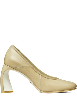 Tory Burch 90mm peep-toe pumps - PALO SANTO