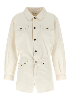 Haikure Elle Authentic Lax button-up playsuit - Neutrals