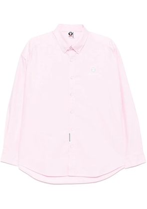 AAPE BY *A BATHING APE® long sleeves shirt - Pink