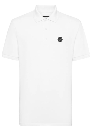Philipp Plein Gothic Plein polo shirt - White