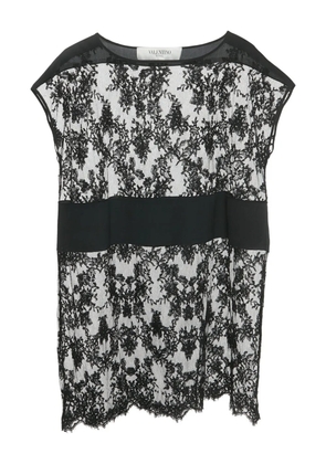 Valentino Pre-Owned lace-fabric mini dress - Black