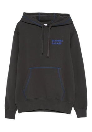 Diadora logo-embroidered hoodie - Black