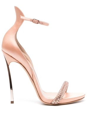 Casadei Cappa Blade Stratosphere satin sandals - Pink