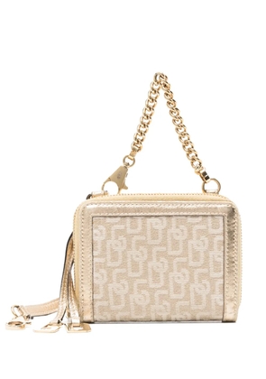 Dolce & Gabbana Pre-Owned 2000s monogram-jacquard wallet - Gold