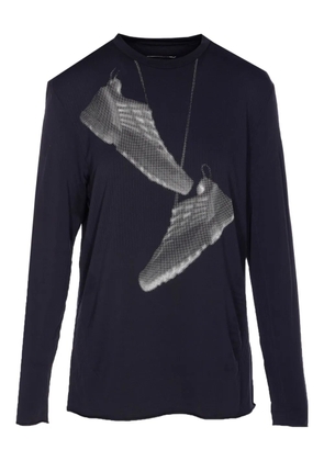 MM6 Maison Margiela X Salomon graphic-print long-sleeve top - Black